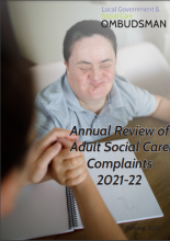 Annual Review of Adult Social Care Complaints 2021-22
